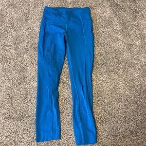 Blue Lululemon Leggings